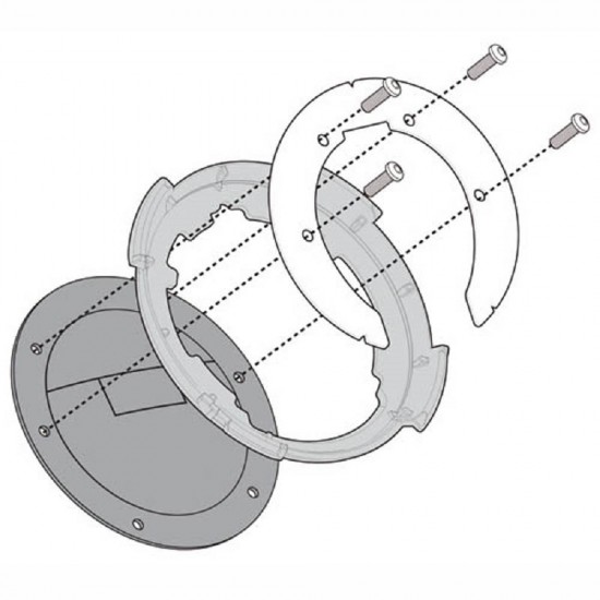 Σύστημα κλειδώματος BF12_σάκου στο ρεζερβουάρ GIVI KTM Duke 125-200-390 '11 > 16