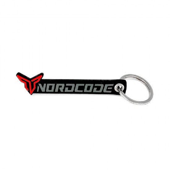 Μπρελόκ Key Chain Nordcode γκρι/κόκκινο