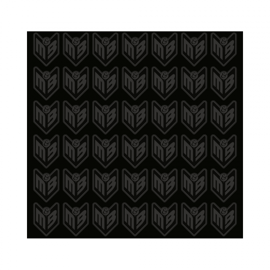 Φουλάρι Nordcode_ Tube neck 4 Logo μαύρο/γκρι