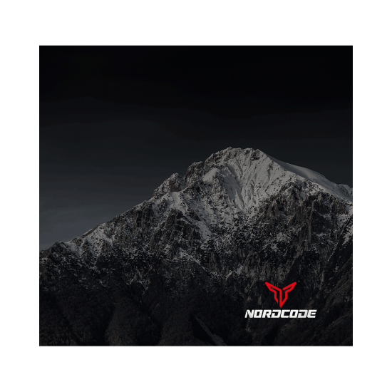 Φουλάρι Nordcode_ Tube neck 5 Mountain μαύρο/γκρι